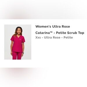 Figs Women’s Ultra Rose Scrub Top & Jogger SET